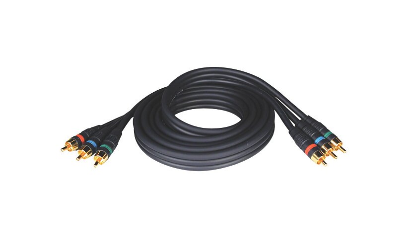 Tripp Lite 6ft Home Theater Component Video Gold Coax Cable 3 x RCA M/M 6'