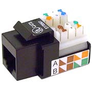 Belkin Category 5e RJ45 Jack, Black