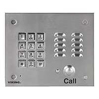 Viking K-1700-3 Series - door entry phone - brushed stainless steel