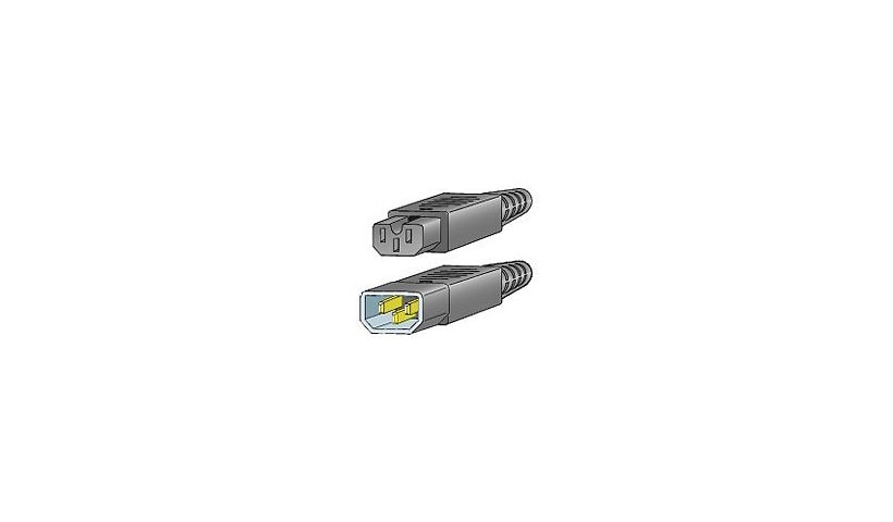 Cisco Jumper - câble d'alimentation - IEC 60320 C15 pour IEC 60320 C14 - 69 cm