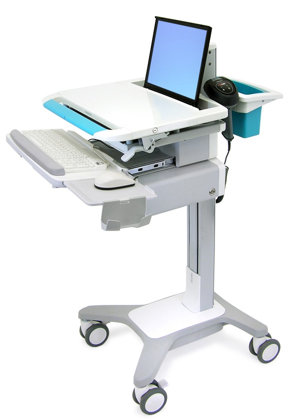 Ergotron StyleView Notebook Cart w/Drawer, Medical & Healthcare
