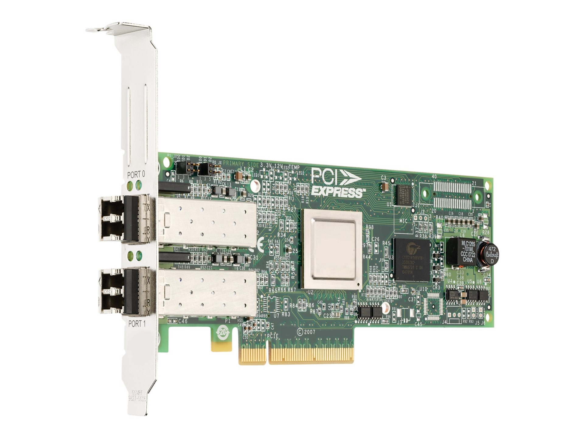 Emulex LightPulse LPe12002-M8 Dual Channel 8Gb/s Fibre Chan. PCI Exp HBA