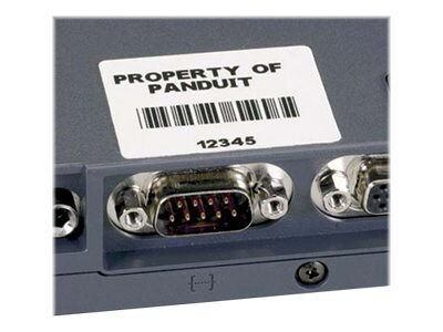 Panduit P1 General Component Label Cassettes - labels - 500 label(s) - 0.5 in x 1 in