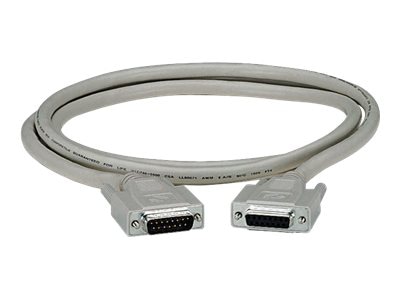 Black Box - serial cable - DB-15 to DB-15 - 15 ft