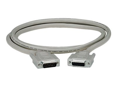 Black Box - serial cable - 15 pin D-Sub (DB-15) to 15 pin D-Sub (DB-15) - 15 ft