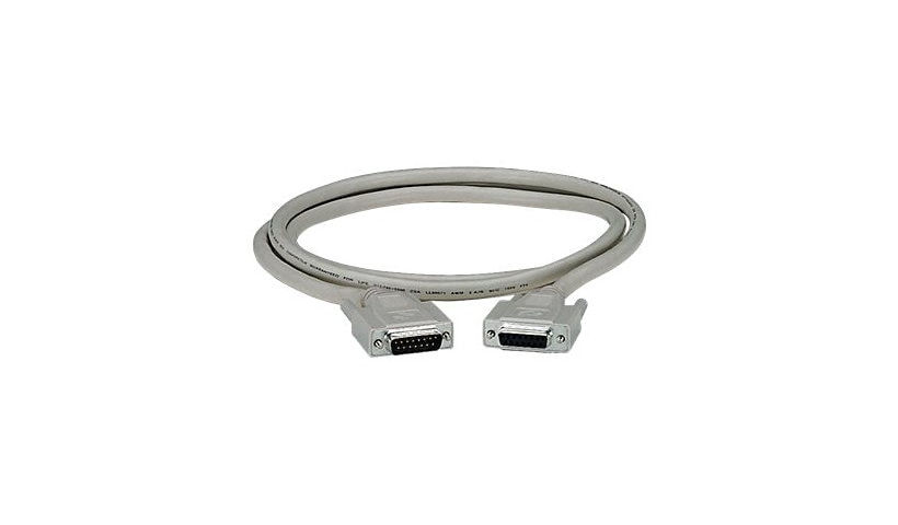 Black Box - serial cable - DB-15 to DB-15 - 15 ft