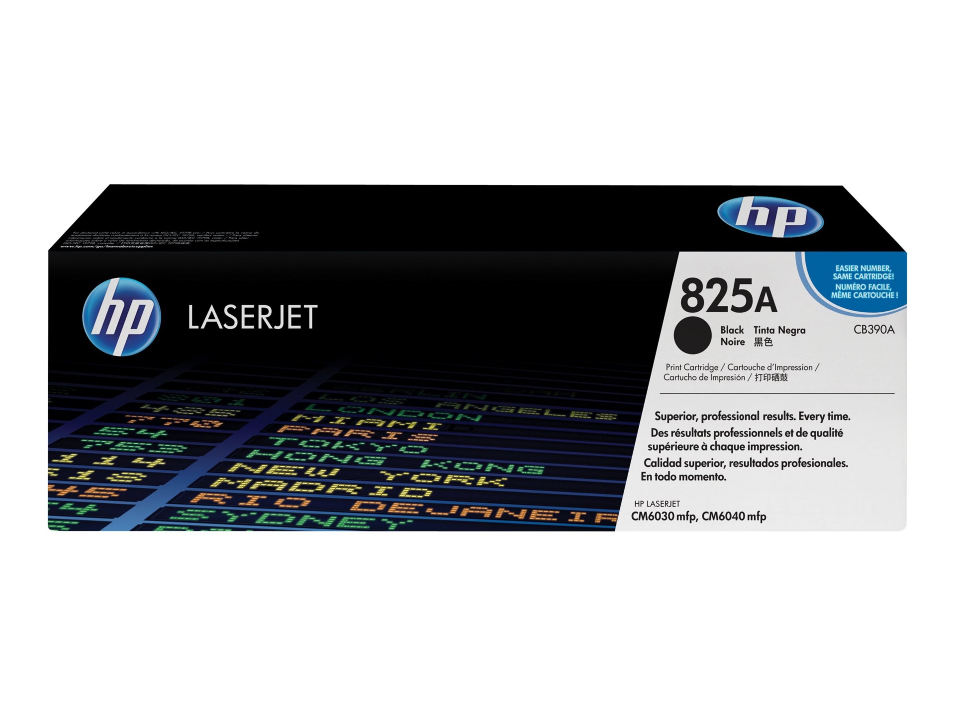 HP 825A (CB390A) Original Laser Toner Cartridge - Single Pack - Black - 1 Each
