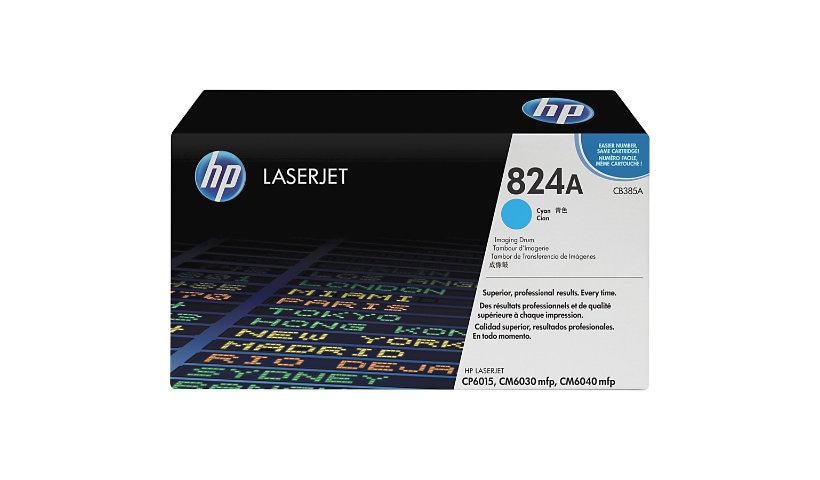 HP 824A (CB385A) Cyan Original LaserJet Image Drum - Single Pack