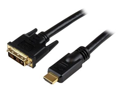 StarTech.com 30' HDMI to DVI D Adapter Cable - Strain Relief Connectors