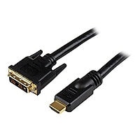 StarTech.com 30' HDMI to DVI D Adapter Cable - Strain Relief Connectors