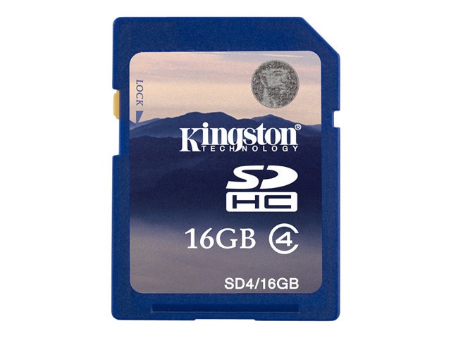 Kingston - flash memory card - 16 GB - SDHC