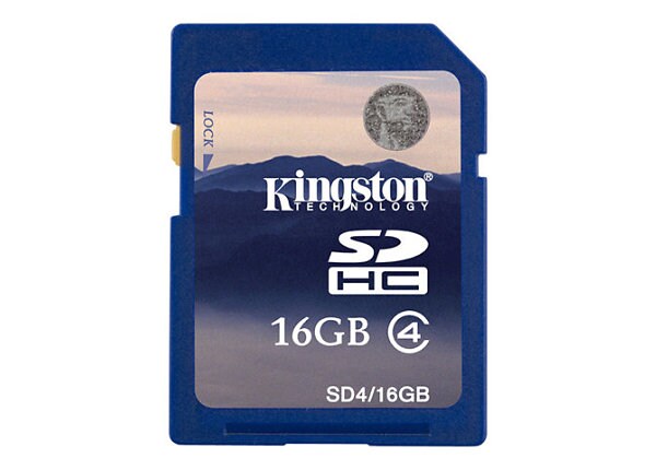 Kingston - flash memory card - 16 GB - SDHC