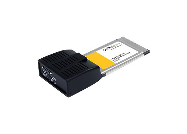 StarTech.com 1 Port CardBus PCMCIA RS422 RS485 Serial Laptop Adapter Card - serial adapter