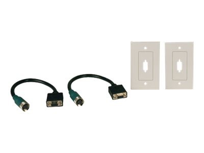 Tripp Lite Easy Pull Type-A Kit w/ HD15F/F & 2 Wallplates
