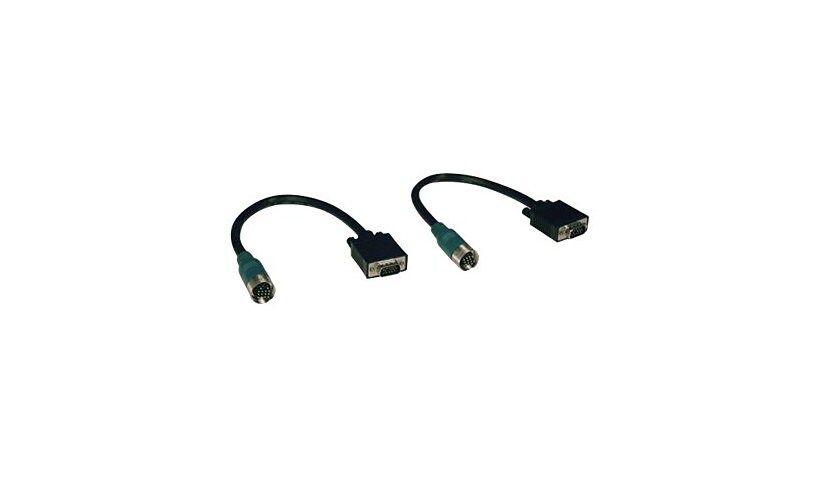 Tripp Lite Easy Pull Type A Connectors M/M set of RGB Style VGA Cable