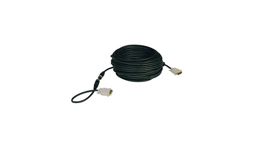 Tripp Lite 100ft DVI Single Link Digital TMDS Monitor Cable Easy Pull DVI-D M/M 100' - DVI cable kit - 100 ft