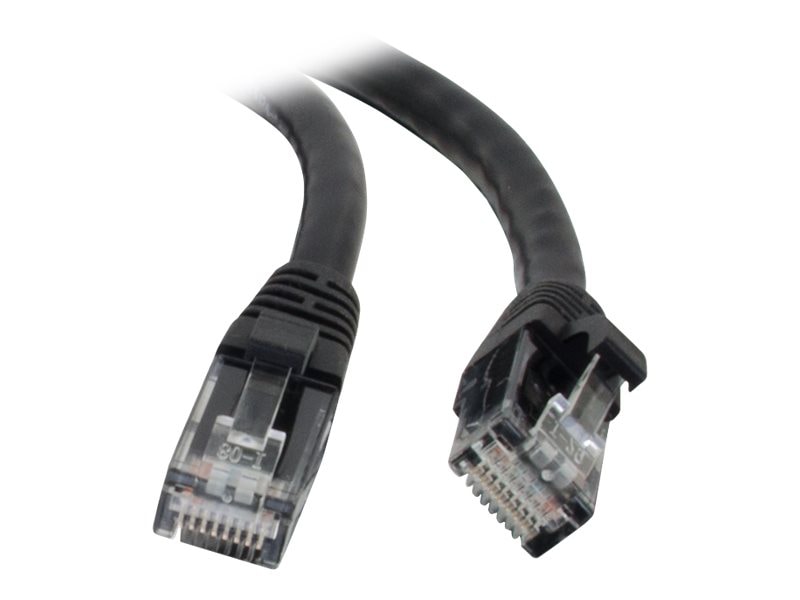 C2G 25ft Cat5e Ethernet Cable - Snagless Unshielded (UTP) - Black - patch c