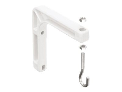 Quartet bracket - for projection screen - white