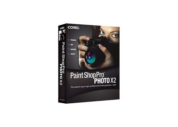 Paint Shop Pro Photo X2 - license - 1 user