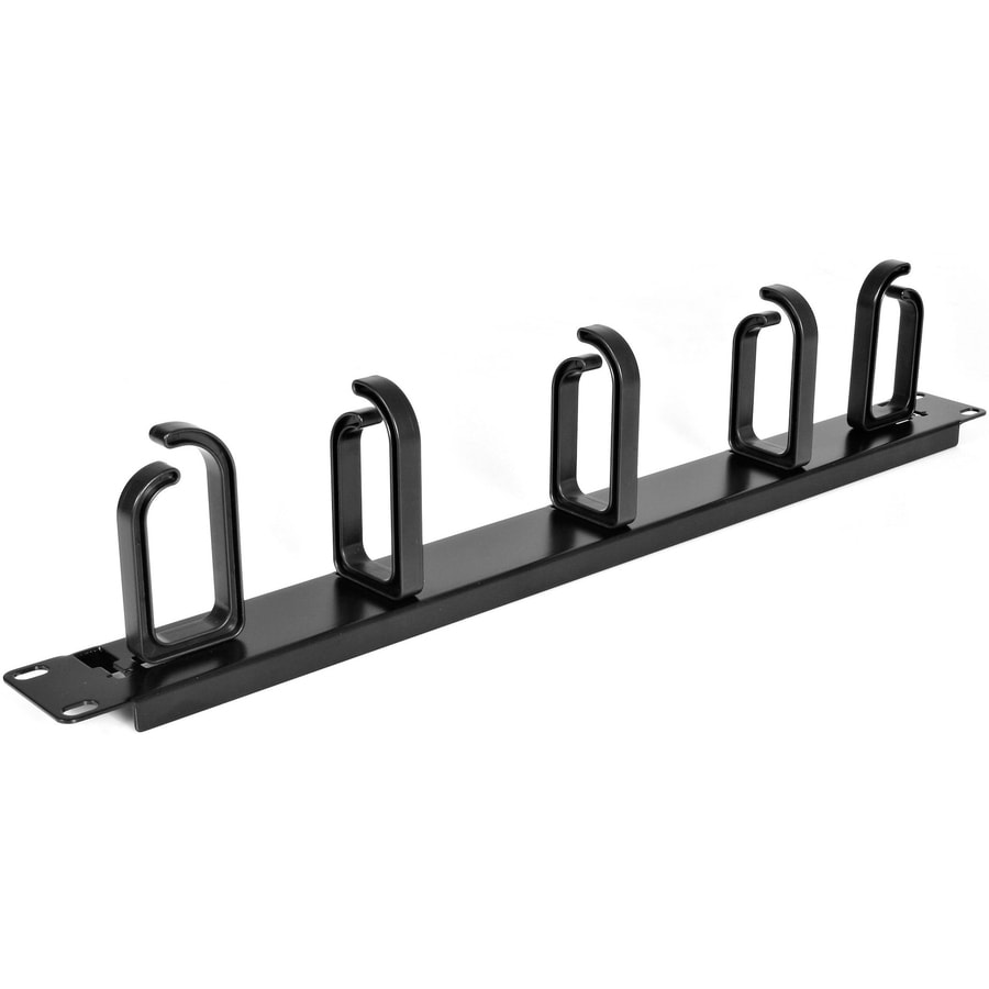 Thumbnail 5 of 7 for StarTech.com 19" Server Rack Cable Management Panel w/ D-Ring Hooks - 1U Horizontal or Vertical Wire and Cord TAA