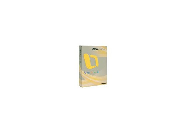 Microsoft Office 2008 for Macintosh - license