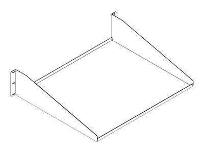 CPI Standard Single-Sided Steel Shelf - rack shelf - 3U