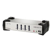 ATEN 4 Port USB2.0 KVMP w/Audio Support