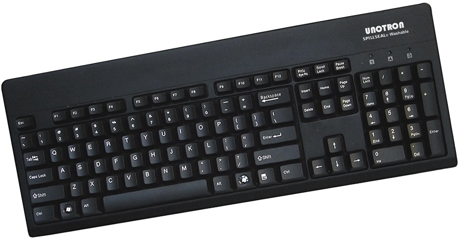 Unotron SpillSeal Washable Keyboard S6000K-B