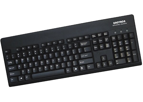Unotron SpillSeal Washable Keyboard S6000K-B
