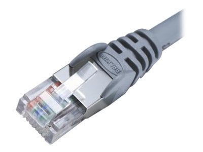 Belkin Cat5e/Cat5 50ft Grey Snagless Ethernet Patch Cable, PVC, STP, 24 AWG, RJ45, M/M, 350MHz, 50'