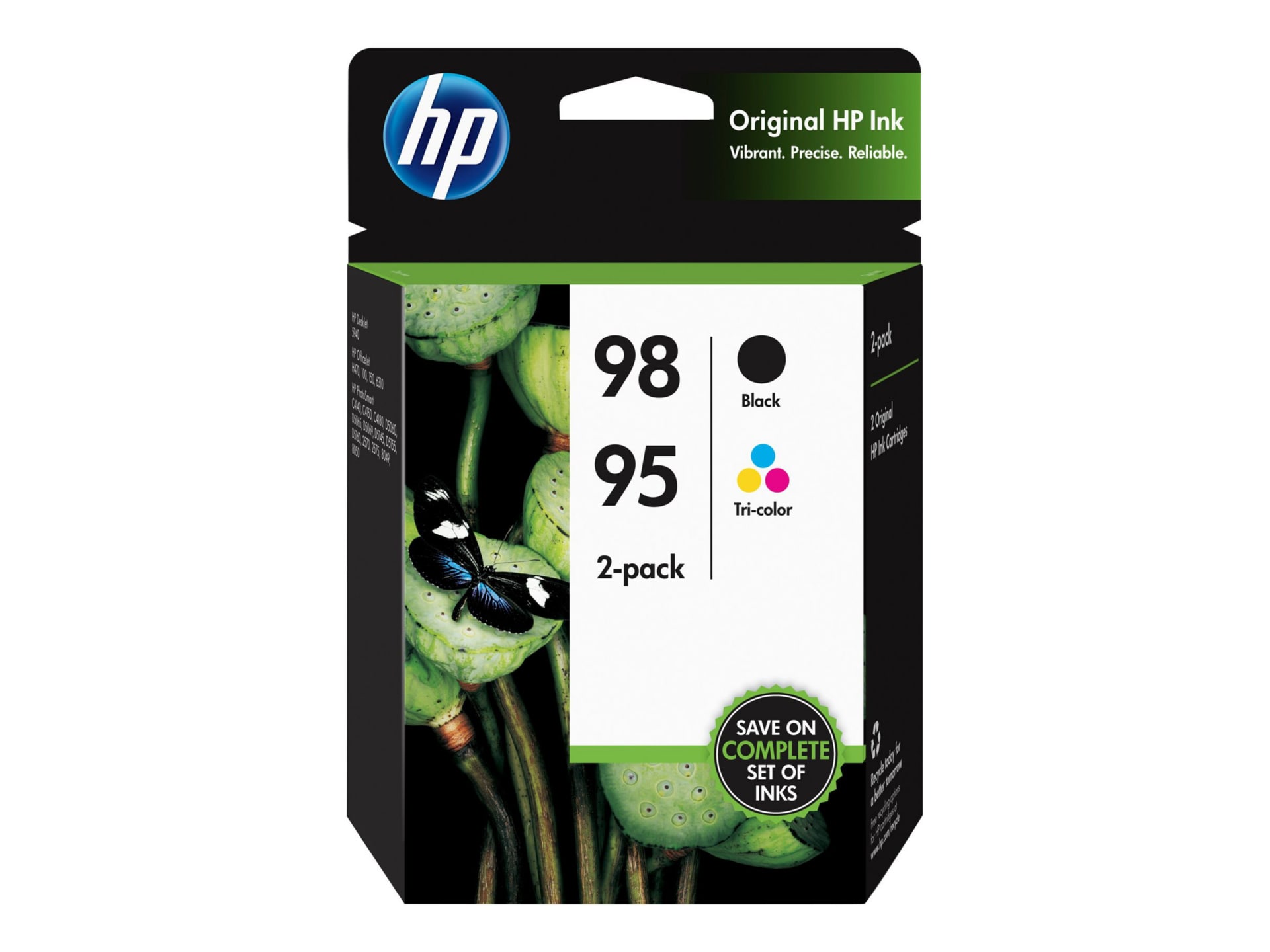 HP 98/95 Black/Tri-color Ink Cartridge