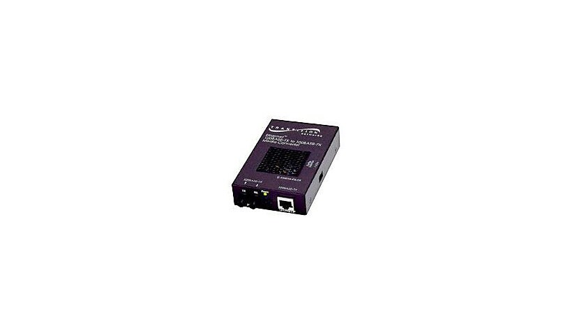 Transition Networks Stand-Alone - fiber media converter - 100Mb LAN