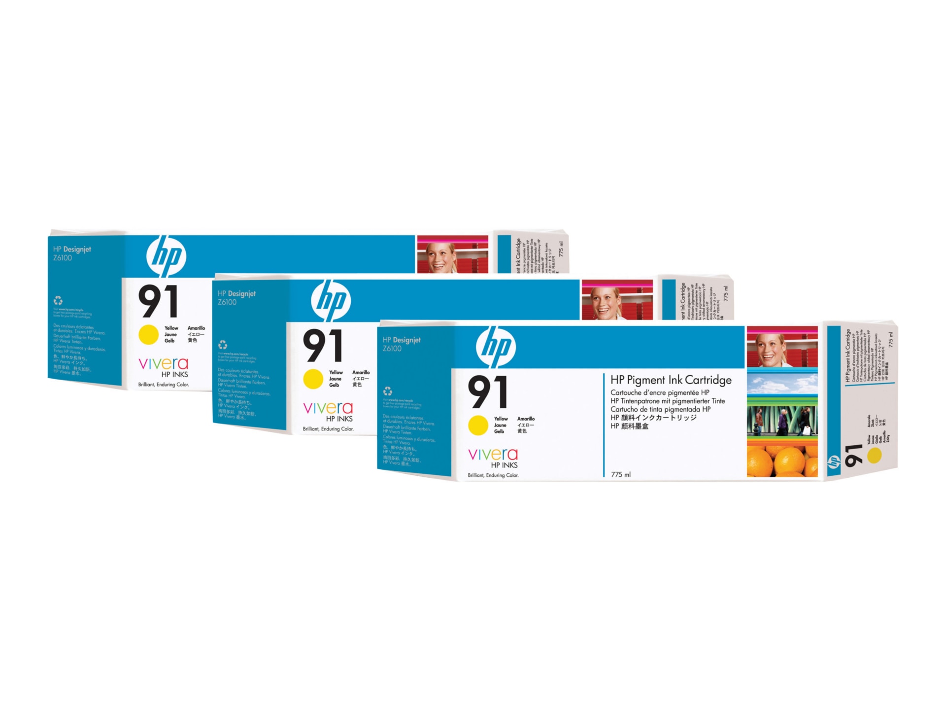 HP 91 Original Ink Cartridge - Multi-pack