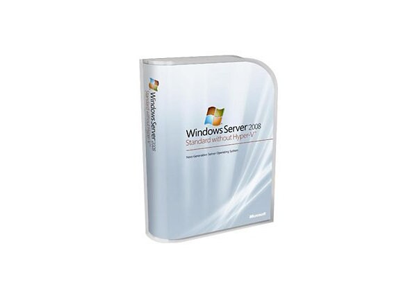 Microsoft Windows Server 2008 Standard without Hyper-V - media