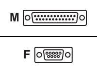 Star 6 ft. Null Modem Serial Cable