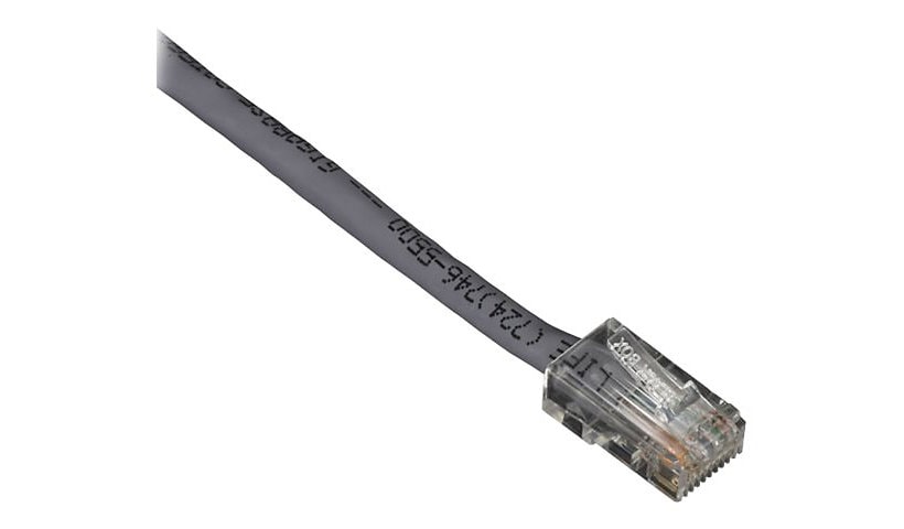 Black Box 30ft Gray Cat5 CAT5e UTP Patch Cable, 350Mhz, No Boot, 30'