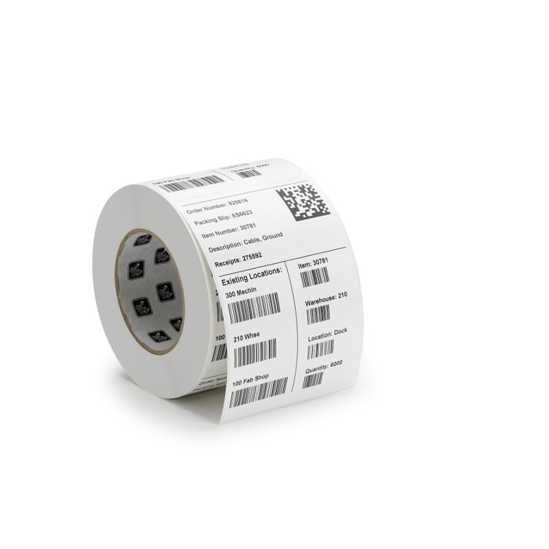 Zebra PolyPro 4000D - labels - matte - 12600 label(s) - 2 in x 1 in -  LD-R7BL5B - Paper & Labels 