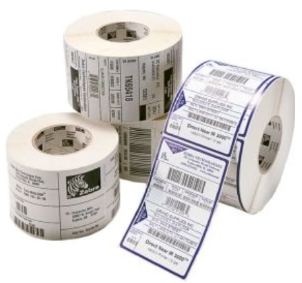 Zebra Label, Paper, 3.5 x 1in, Direct Thermal, Z-Select 4000D, 3in core