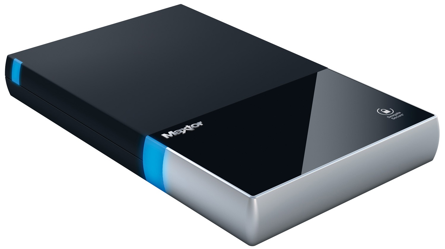 Maxtor Black Armor Hardware Encrypted Portable Hard Drive - 160GB