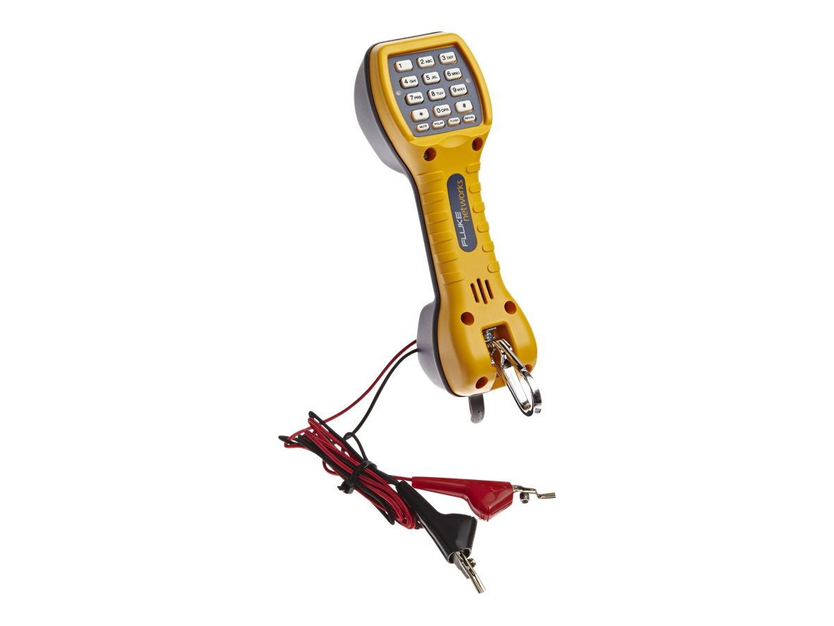 Fluke Networks TS30 test set with piercing pin clips