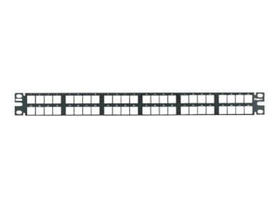 Panduit NetKey Flush Mount Modular Patch Panel - patch panel - 1U - 19"