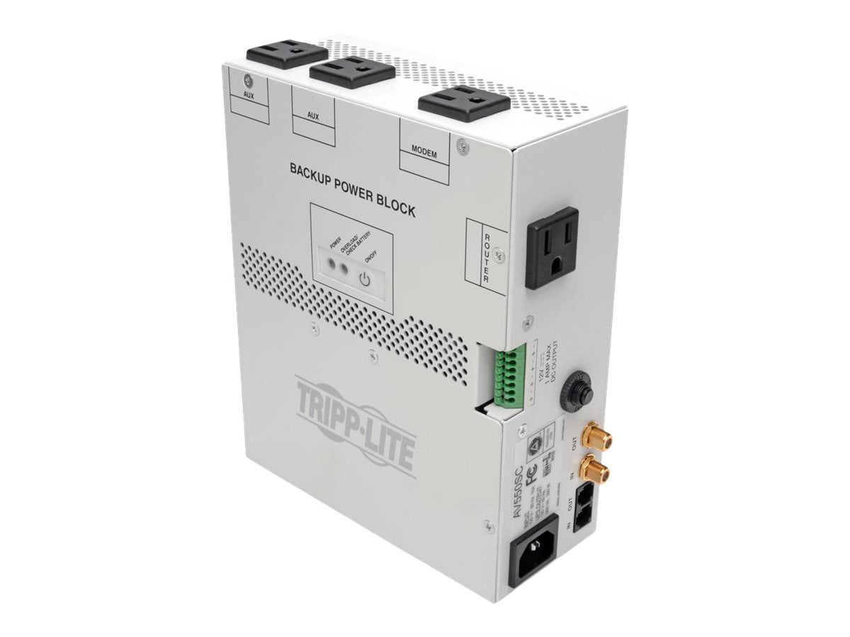 Eaton Tripp Lite Series 550VA Audio/Video Backup Power Block - Exclusive UP