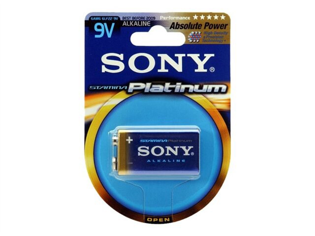 Sony Stamina Platinum battery - 9V - alkaline