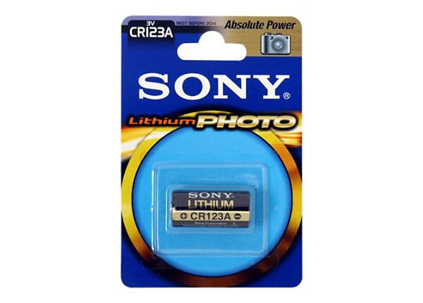 Sony CR 123A - camera battery - Li-Ion