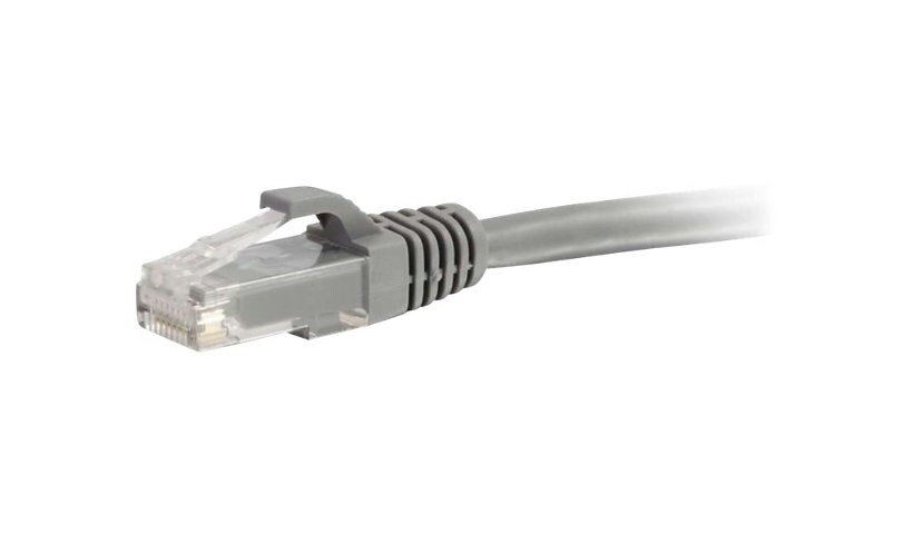 C2G 25ft Cat5e Snagless Unshielded (UTP) Network Patch Ethernet Cable-Gray - patch cable - 7.5 m - gray