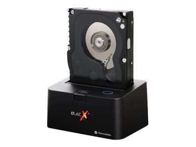 Thermaltake BlacX ST0005U - storage enclosure - SATA 3Gb/s - eSATA 3Gb/s, USB 2.0