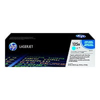 HP 125A (CB541A) Original Laser Toner Cartridge - Single Pack - Cyan - 1 Each