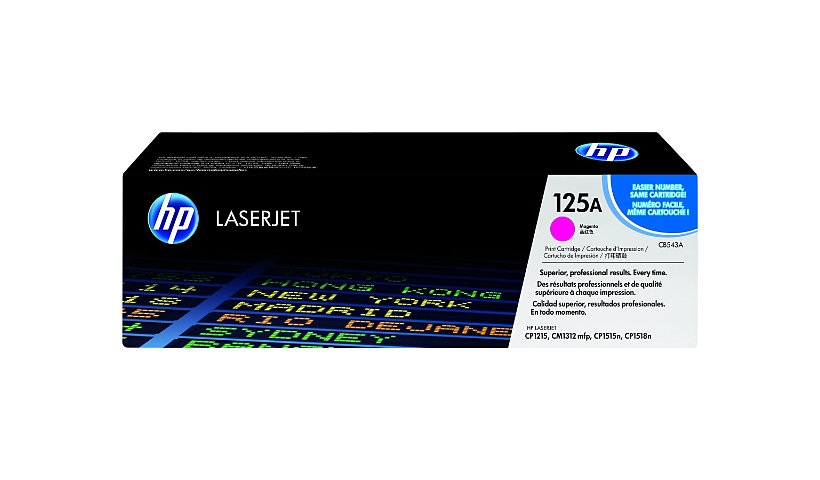 HP CB543A LaserJet Magenta Print Cartridge