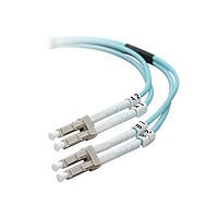 CDW 5m Multimode Duplex Fiber Cable, 10G Aqua LC/LC MMF 50/125