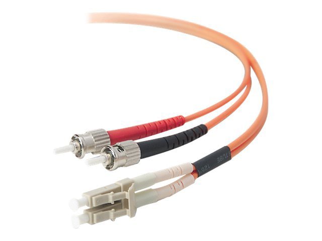 Belkin 5m LC/ST OM1 62.5/125 Micron Multimode Duplex Fiber Optic Cable